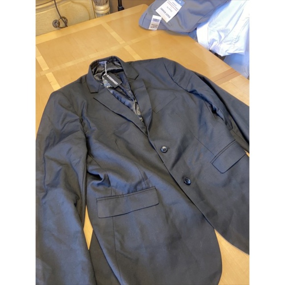 Coofandy Men's Blazer Suit Jacket Large | Black Sports Coat Formal Wear - Picture 4 of 4